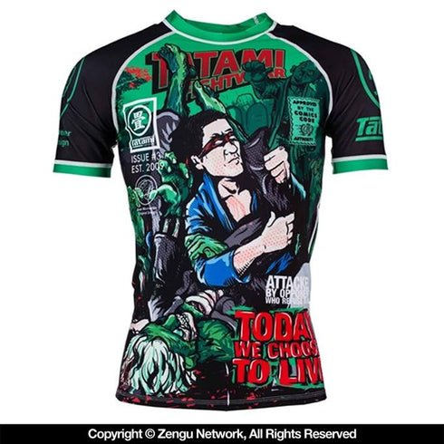 Tatami The Zombie Hunter Grappling Rashguard-1